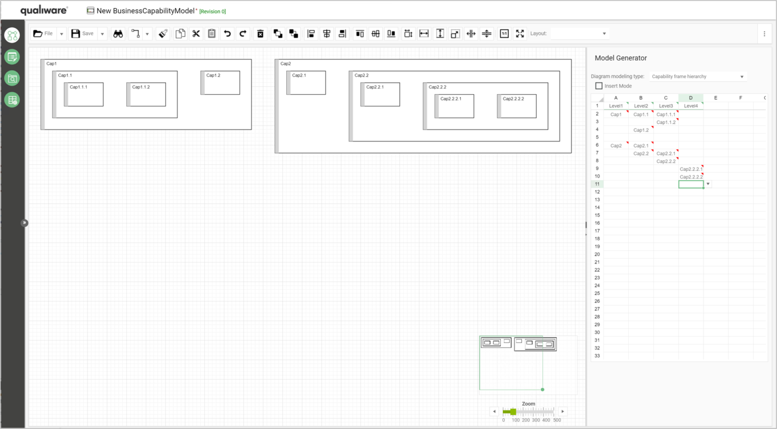 HTML Model Generator Settings QualiWare Center of Excellence