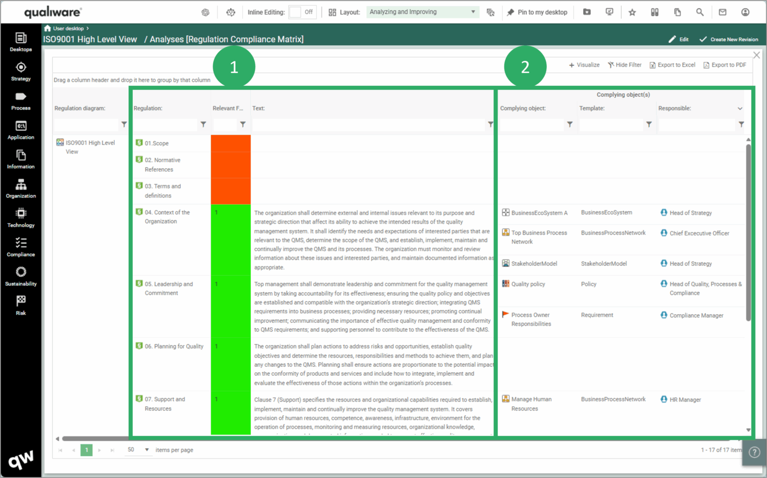 ComplianceDesktop | QualiWare Center of Excellence